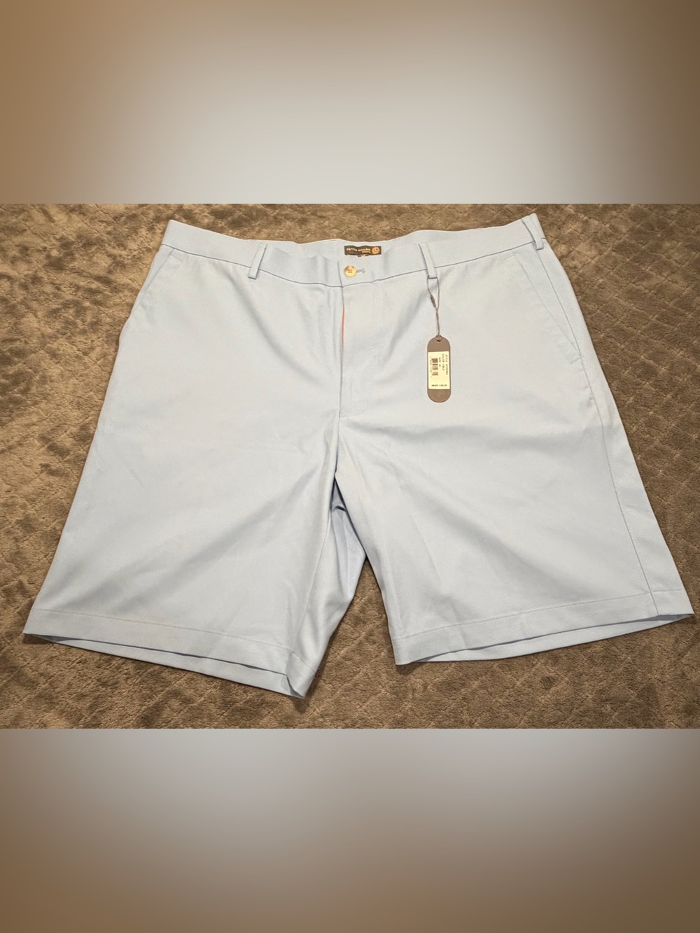 Peter Millar Salem Performance Golf Shorts Men’s 40 Cottage Blue NWT